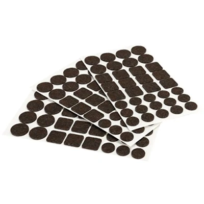 Afbeelding van Cogex Patin adhesif feutre carre/rond marron assortiment 82557 3219510825578 Universeel Producten Onderhoud Lijm