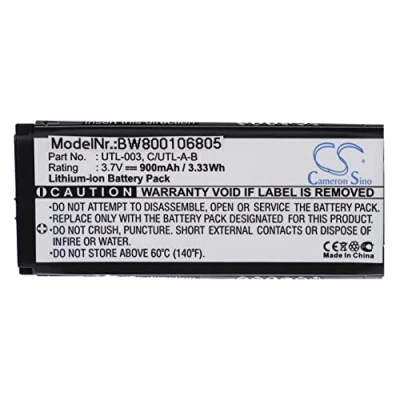 Afbeelding van vhbw Accu compatibel met Nintendo DS XL, DSi LL, XL UTL 001 vervangt C/UTL A BP, (Li Ion, 900mAh, 3.7V)