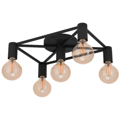 Afbeelding van EGLO Speke Plafondlamp E27 41,5 cm Zwart