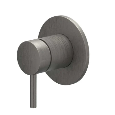 Afbeelding van IVY Bond afbouwdeel inbouwmengkraan Geborsteld Metal Black PVD