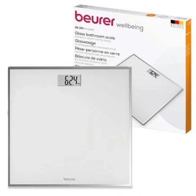 Afbeelding van Beurer GS 120 Kompakt Digitale personenweegschaal Weegbereik (max.): 150 kg Glas