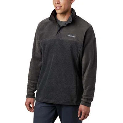 Afbeelding van Columbia Steens MOUNTAIN HALF SNAP Fleece trui, Heren, Maat: Small, Charcoal heather/shark