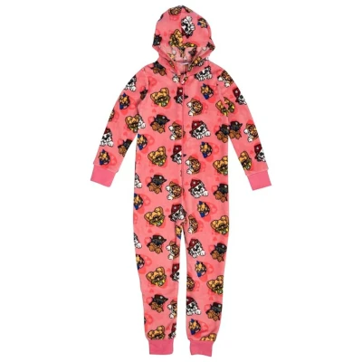Afbeelding van Paw Patrol Coral Fleece Onesie Roze Maat 122/128 4025055461688