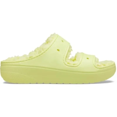 Afbeelding van Crocs Unisex Classic Cozzzy Sandaal Slide, 4 UK, Zwavel, 36/37 EU