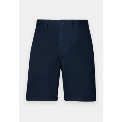 Afbeelding van Tommy Hilfiger heren Scanton straight fit korte broek met steekzakken in de kleur Blauw, maat: W29