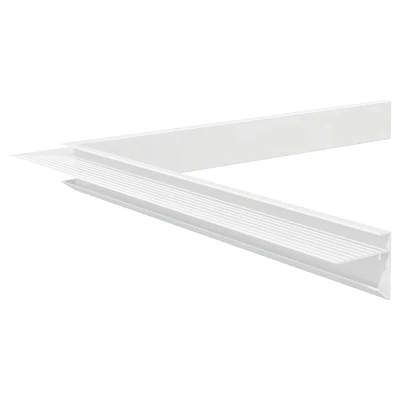 Afbeelding van Daktrim Wit Aluminium Binnenhoek 6.0 x 6.4 50 cm Per Stuk