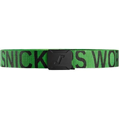 Afbeelding van Snickers 9004 Riem met logo Appelgroen/Zwart