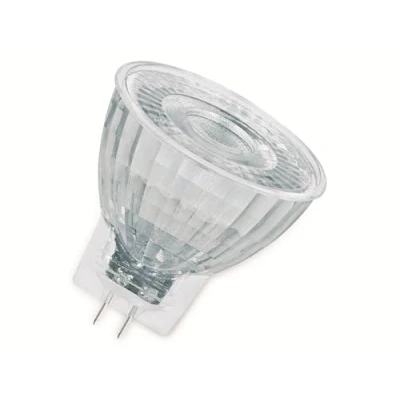 Afbeelding van Osram MR11 LED reflectorlamp met GU4 aansluiting, warm wit (2700 K), glazen spot, 4,20 W, vervanging voor 35 W reflectorlamp, Star 12 V [energieklasse F]
