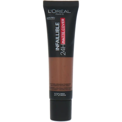 Afbeelding van L&#039;Oréal Infallible 24H Matte Cover Foundation 370 Mocha
