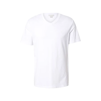 Afbeelding van Calvin Klein Jeans Solid V NECK TEE Tshirt basic, Heren, Maat: XS, Brilliant white