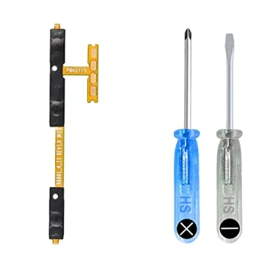 Afbeelding van MMOBIEL Volume Power Button Flex Kabel voor Samsung Galaxy A22 Incl. Schroevendraaiers