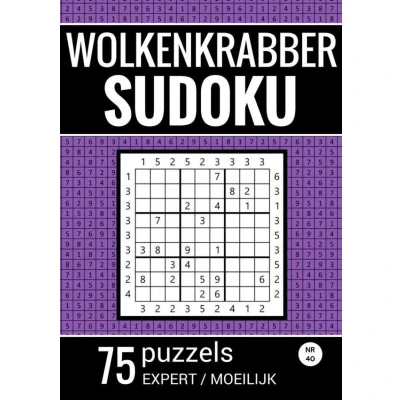 Afbeelding van Wolkenkrabber Sudoku Nr. 42 75 Puzzels Expert / Moeilijk