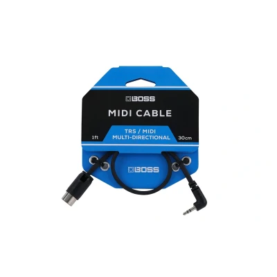 Afbeelding van Boss BMIDI 1 35 3.5 mm TRS MIDI kabel 30cm