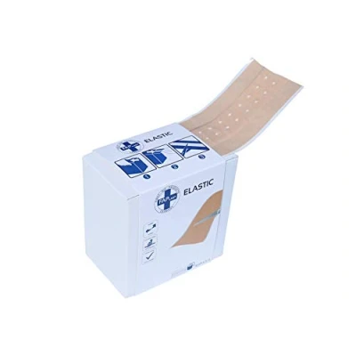 Afbeelding van HierBeiDir Wondverband, elastisch, luchtdoorlatend, huidvriendelijk, hypoallergeen, 1 stuk, wondpleister (6 cm x 5 m)