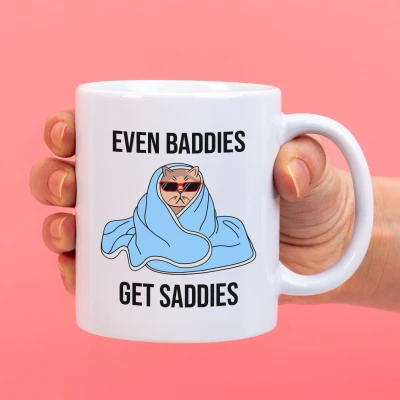 Afbeelding van Mok Even Baddies Get Saddies