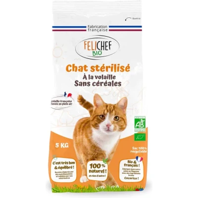 Afbeelding van Kattenvoer zonder granen BIO Kat gesteriliseerd