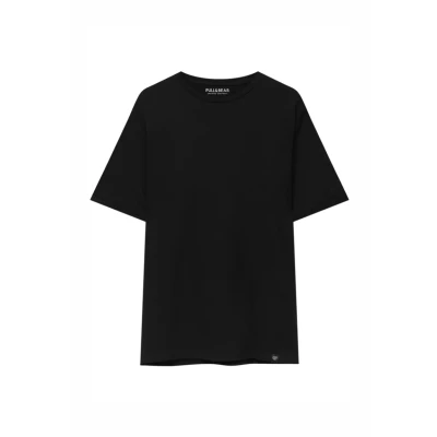 Afbeelding van PULL&amp;BEAR Musclefit Tshirt basic, Heren, Maat: XS, Black