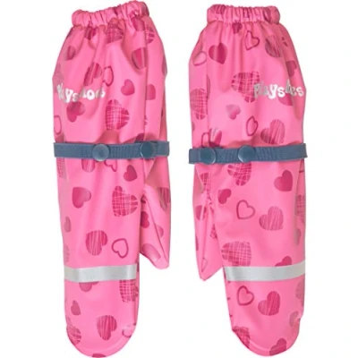 Afbeelding van Playshoes Meisjeshandschoen met fleecevoering, hartjeshandschoenen