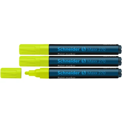 Afbeelding van Schneider lakmarker Maxx 270 1 3 mm fluor geel stuks S 127005