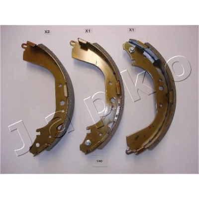 Afbeelding van JAPKO 55140 Remschoenen Achteras 300mm 62mm