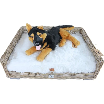 Afbeelding van Boony Est 1941 rotan bed 85x60 cm Gebr. de Boon