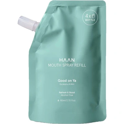Afbeelding van Haan Mouth Spray Refill Tandverzorging, Maat: 80 ml, Good on ya