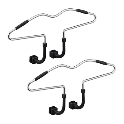 Afbeelding van Relaxdays kledinghanger auto hoofdsteun set van 2 kleerhanger autostoel hanger