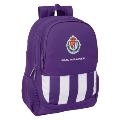 Afbeelding van Schoolrugzak Real Valladolid C.F. Wit Paars 32 x 44 16 cm