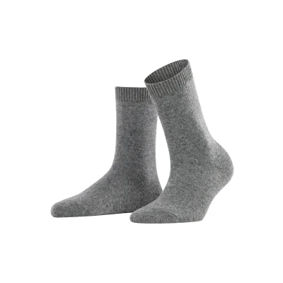 Afbeelding van Falke COSY Sokken, Dames, Maat: 39 42, Light greymel