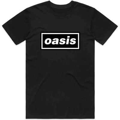 Afbeelding van Oasis Decca Logo Heren T shirt 2XL Zwart