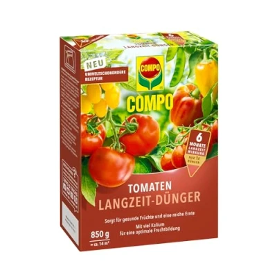 Afbeelding van COMPO Tomaten langdurige meststof 6 maanden werking voor alle tomatensoorten en andere fruit knolgroenten 850 g 14 m²