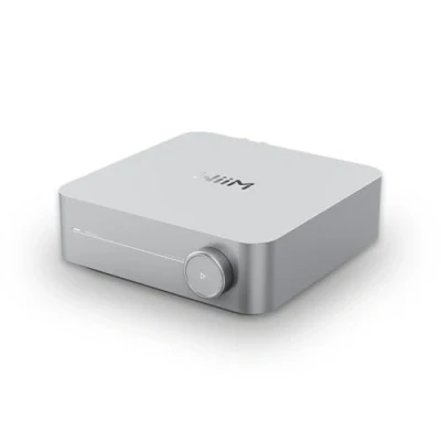 Afbeelding van WiiM Amp: Multiroom streaming versterker met AirPlay 2, Chromecast, HDMI en spraakbesturing Stream Spotify, Amazon Music, Tidal meer zilver