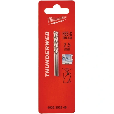 Afbeelding van Metaalboor Hss G Thunderweb 2,5 X 57 Mm (2 Stuks)