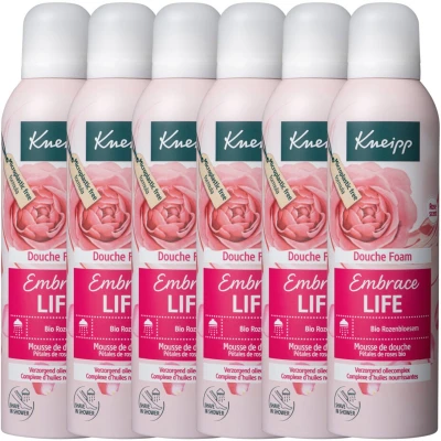Afbeelding van 6x Kneipp Douche Foam Embrace Life 200 ml