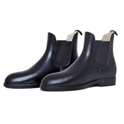 Afbeelding van HKM Jodhpurs Rubber met Teddyvoering Zwart 37