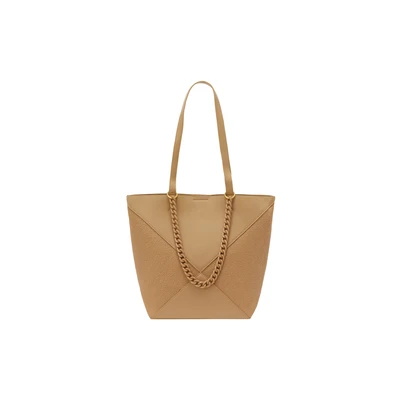 Afbeelding van faina Shopper, Dames, Maat: One Size, Dark beige
