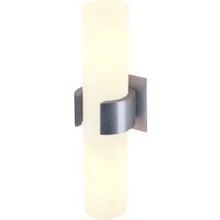 Afbeelding van Slv wandarmatuur dena ii alu geborsteld glas deels gesatineerd 2x e14 max 40w 147529