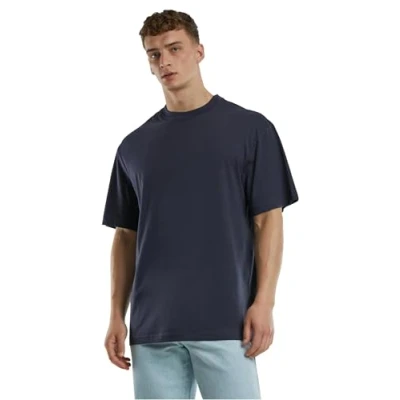Afbeelding van Urban Classics Signature LOGO TEE Tshirt print, Heren, Maat: 5XL, Navy