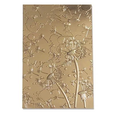 Afbeelding van Sizzix 3 D getextureerde impressies embossing map paardenbloem wens door Kath Breen, 665001, Multicolor