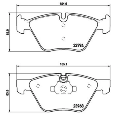 Afbeelding van Brembo Remblokset P 06 036