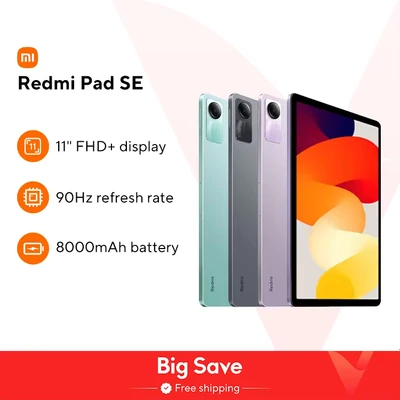 Afbeelding van Xiaomi Redmi Pad SE 128 GB 6 RAM WLAN EU grijs