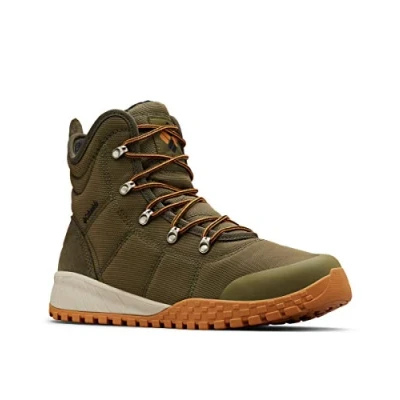 Afbeelding van Columbia Fairbanks Omniheat Snowboots, Heren, Maat: 41.5, Nori/canyon gold Leer/ synthetisch