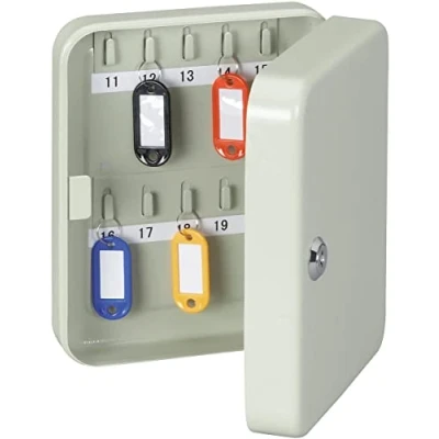 Afbeelding van Maul sleutelkast voor 20 sleutels, ft 20,2 x 16 ,4 6,4 cm, grijs