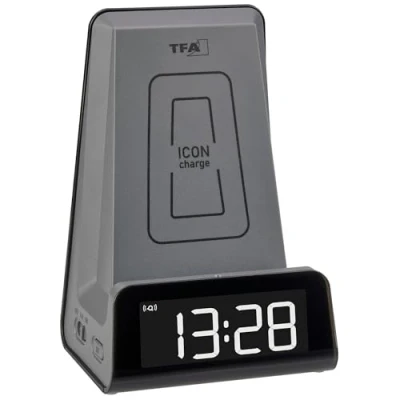 Afbeelding van TFA 60.2033.10 ICON Charge digitale wekker m. oplaadstation