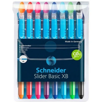 Afbeelding van Balpen Schneider Slider Basic XB etui à 6+2 kleuren gratis