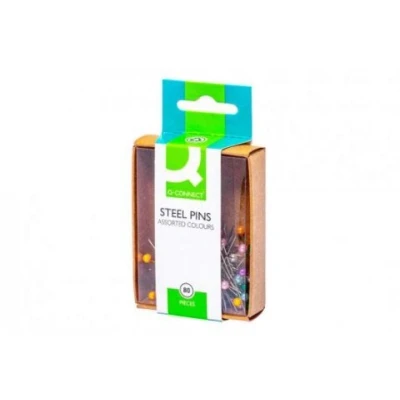 Afbeelding van Q connect Spelden 3 X 30 Mm Vernikkeld Doos Van 80 Stuks