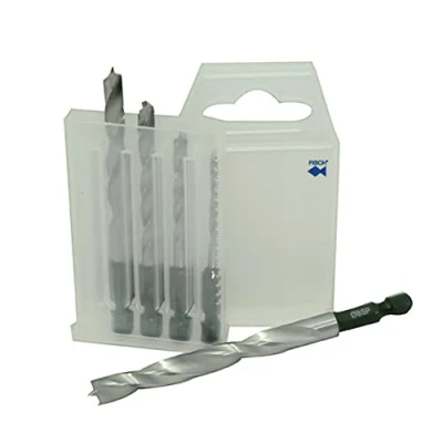 Afbeelding van Fisco 013BE0005K bit houtspiraalboorset, lang 3 8 mm, 5 delig