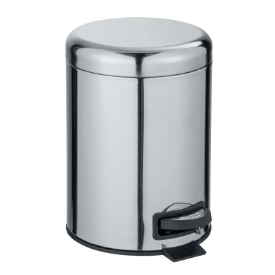 Afbeelding van Wenko Leman afvalemmer 5 liter RVS glanzend