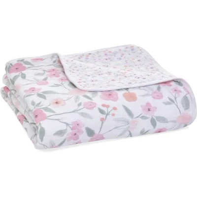 Afbeelding van aden + anais 100% Katoen Mousseline Dream Deken, 120x120cm, Ideale Pasgeboren Kwekerij &amp; Cot Dekens voor Baby Meisjes Jongens, Peuter Beddengoed, Douche Registry Gift, ma fleur