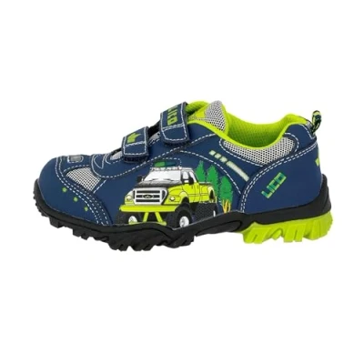 Afbeelding van Lico MONSTERTRUCK V BLINK Uniseks, kinderen Sneakers, Marineblauw/limoen, 26 EU